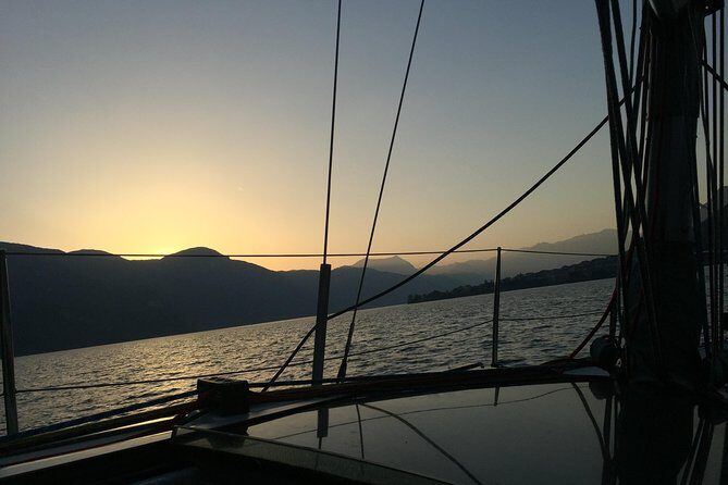Sailing at Sunset on Lake Como: How to escape from daily routine - The Experience Itself
