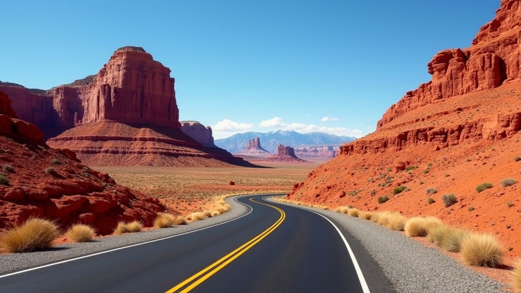 scenic desert driving experience