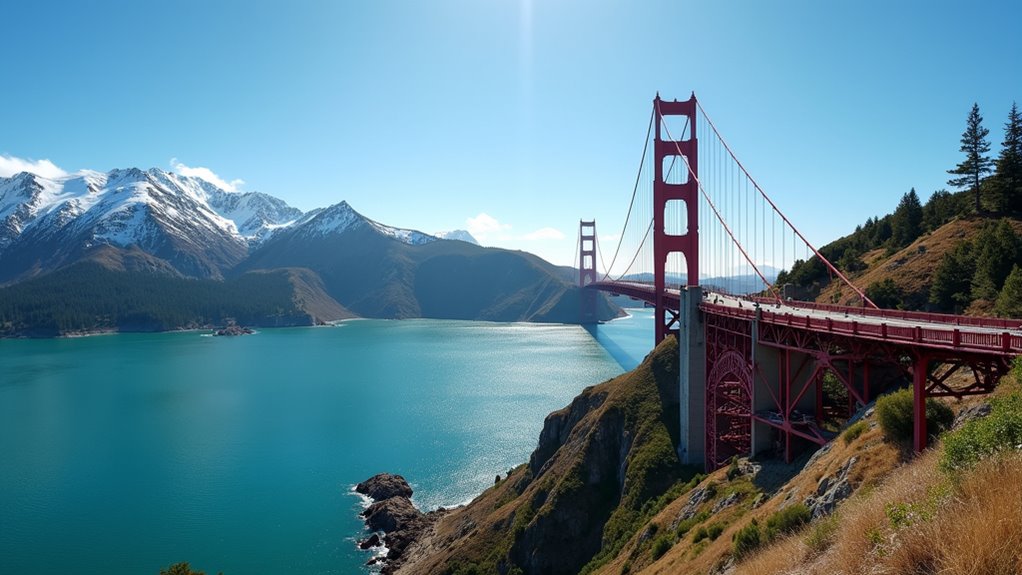 scenic mountain road trip