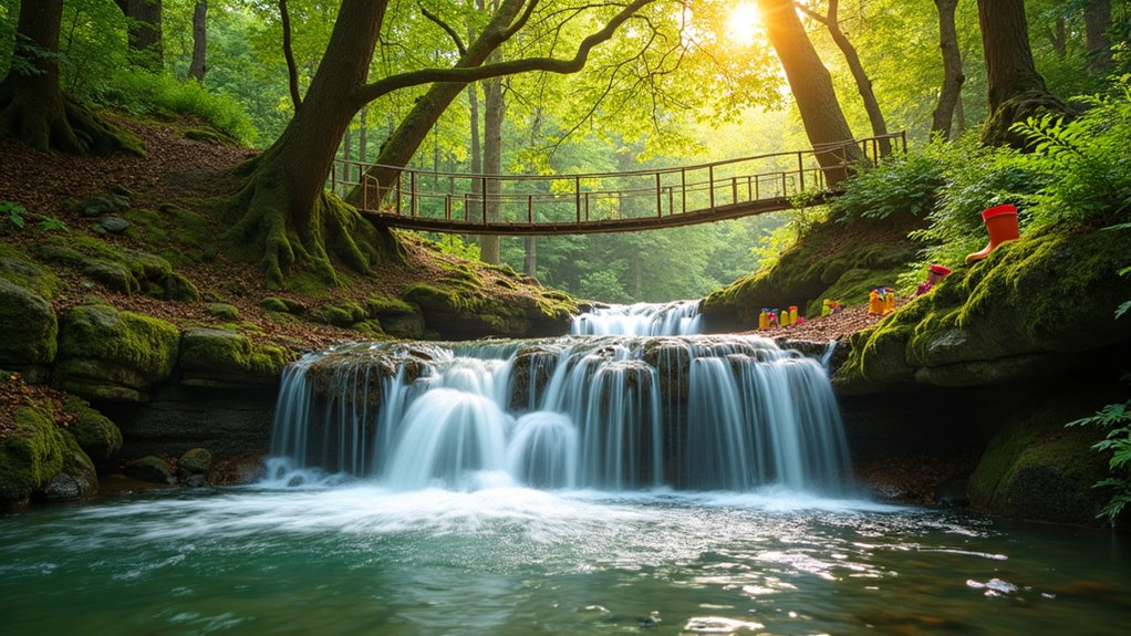 scenic waterfalls and adventures