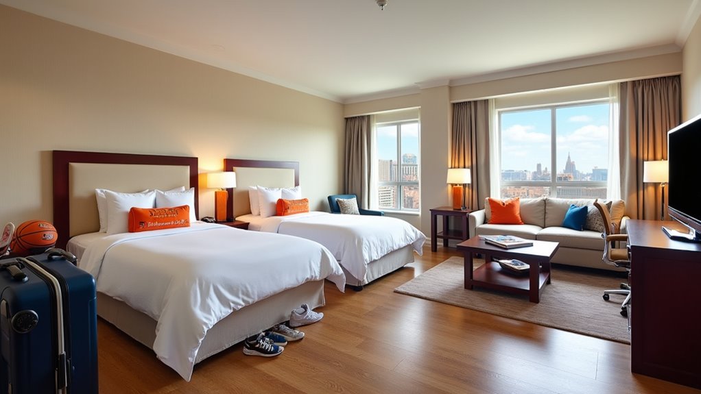 seamless group sports accommodation