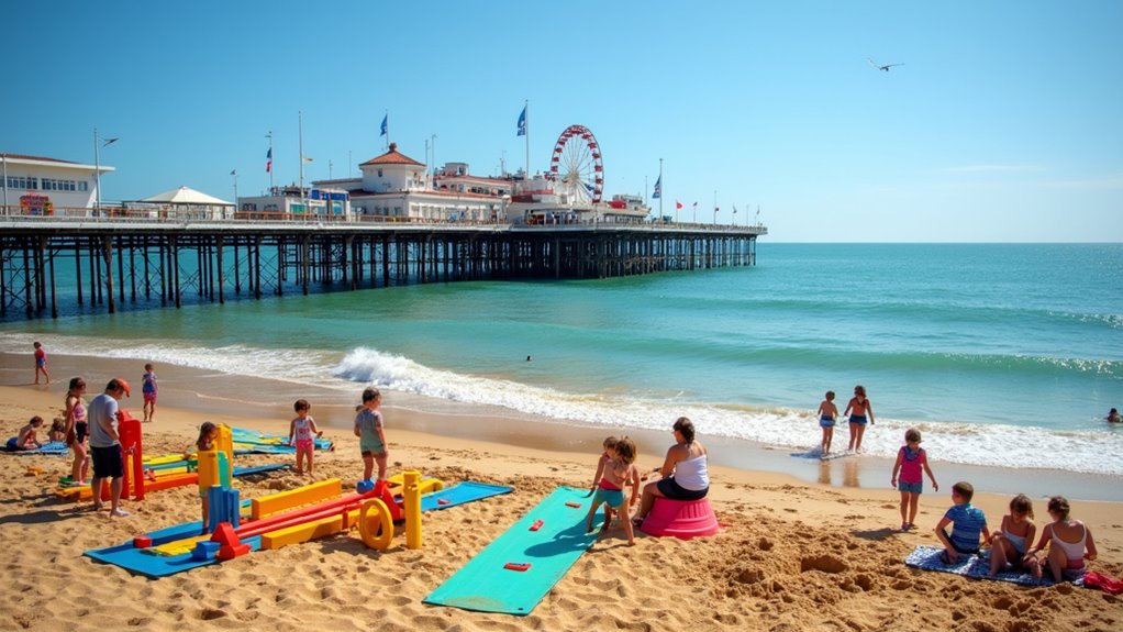 seaside fun with mini golf