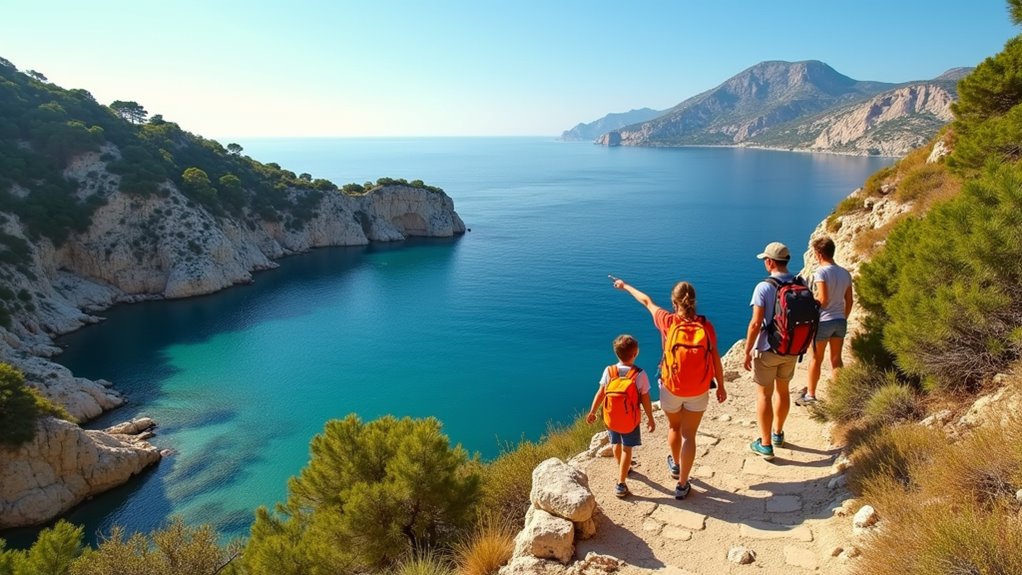 seaside hiking and beaches