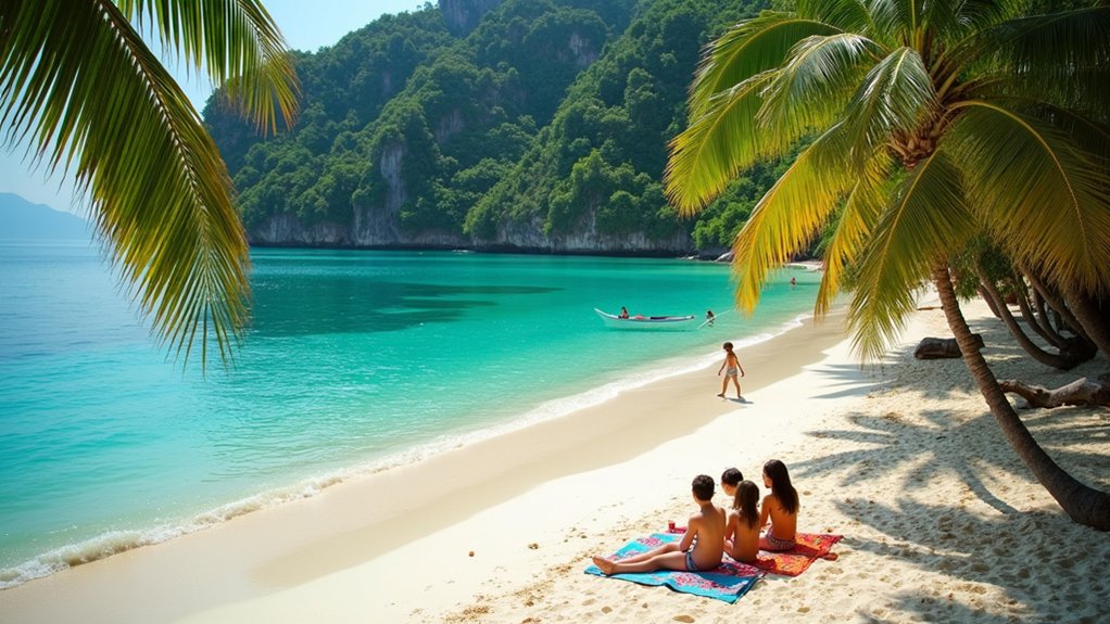 secluded family friendly beach sanctuary