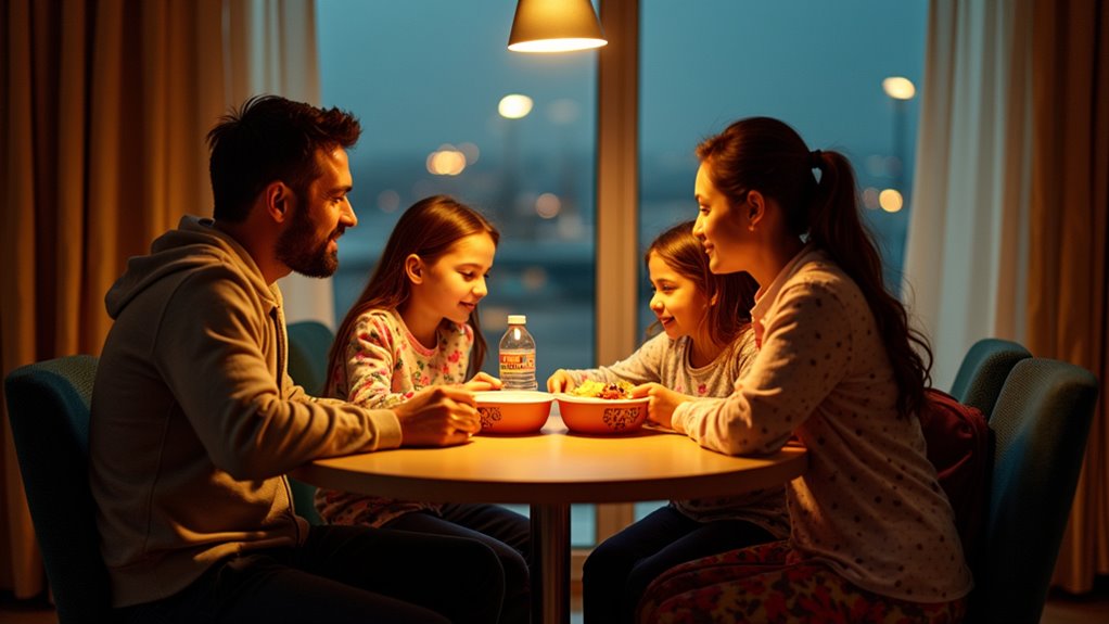 secure hotel and meal vouchers