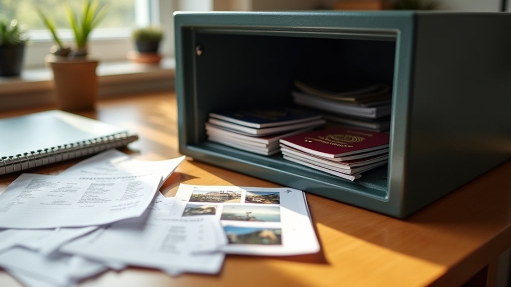 secure passport storage at home