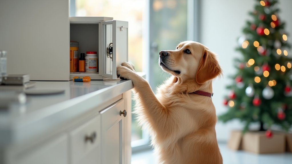 secure pet medications properly