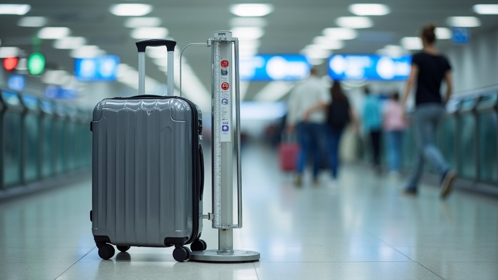 select appropriate carry on size