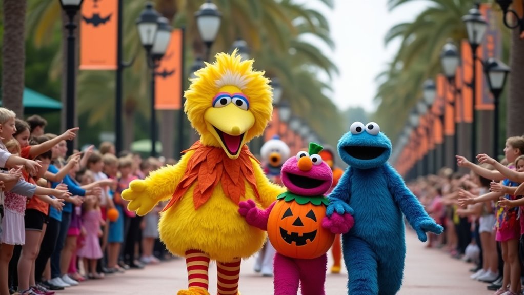 sesame street halloween parade