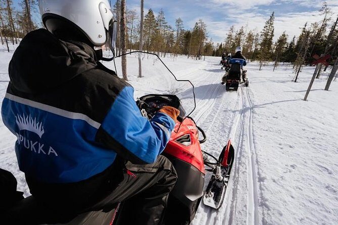 Snowmobiling and ice fishing in Apukka Resort, Rovaniemi - The Itinerary in Detail