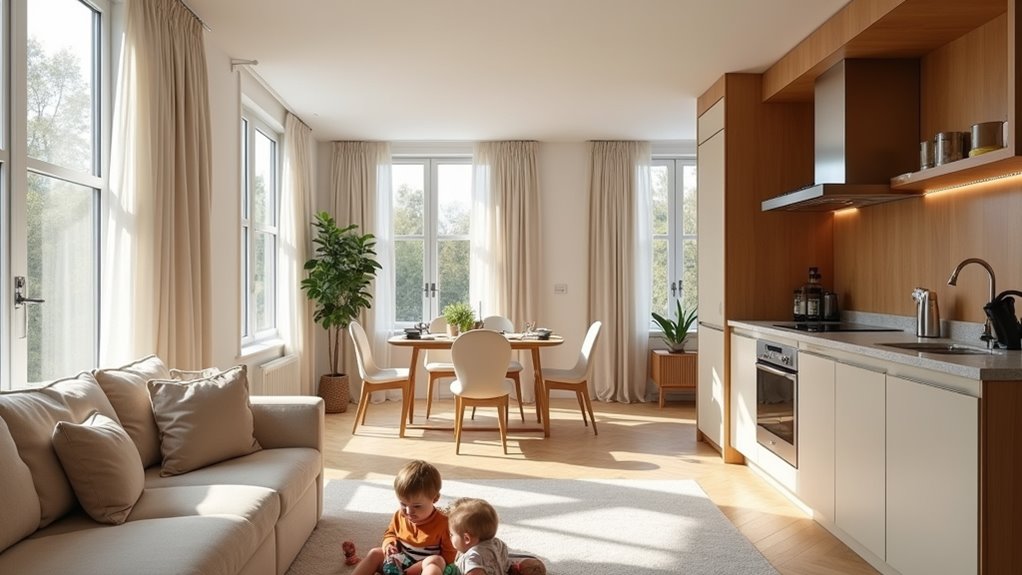 spacious family accommodations near hyde park