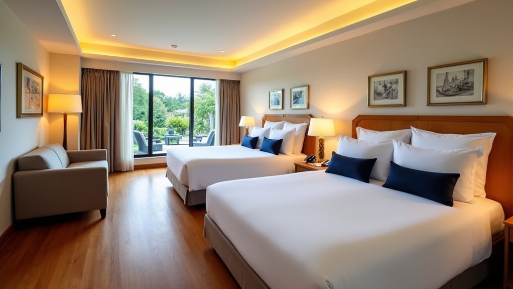 spacious family multi bed rooms