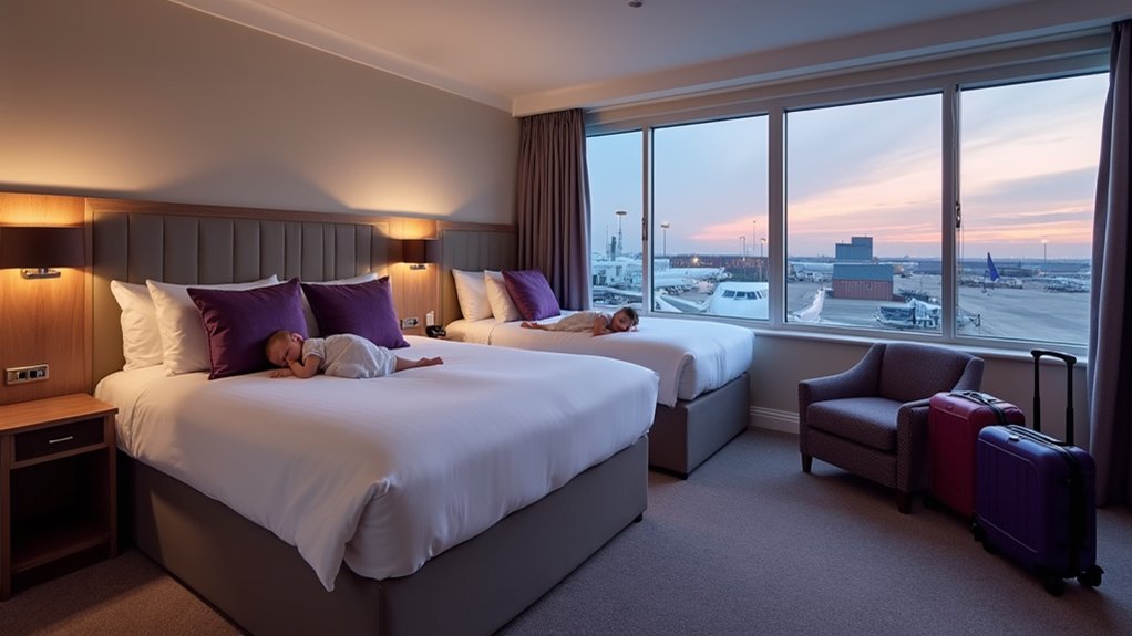 spacious family room layout