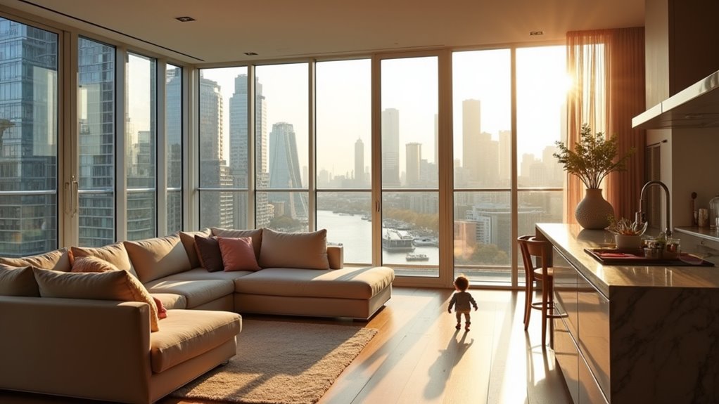 spacious family thames views