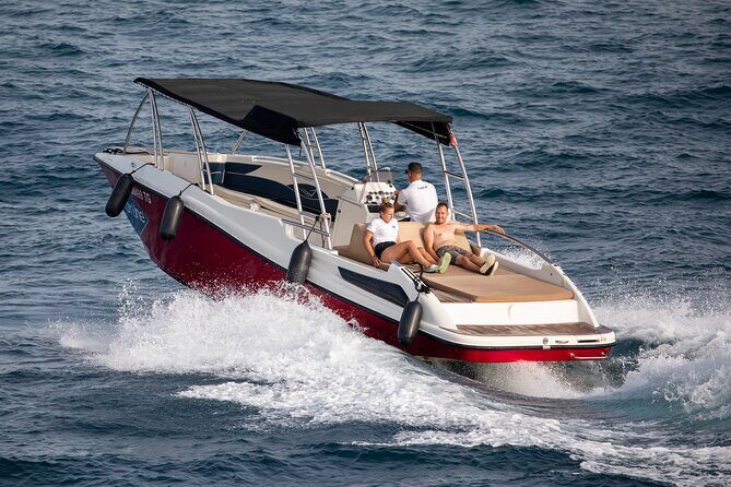 Split: Half-Day Blue Lagoon, iovo and Trogir Boat Tour - The Boat and Crew