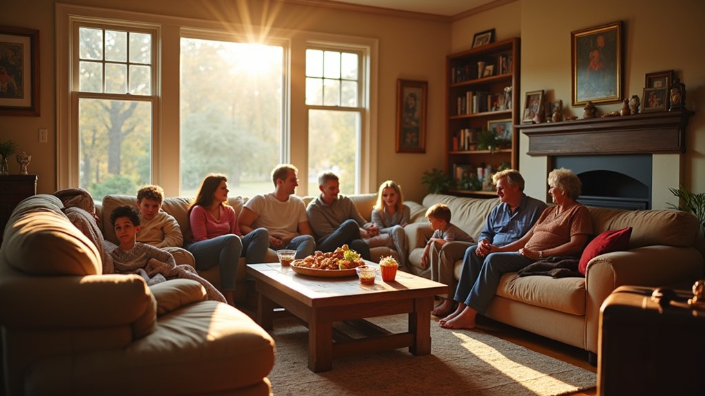 stay with family to save