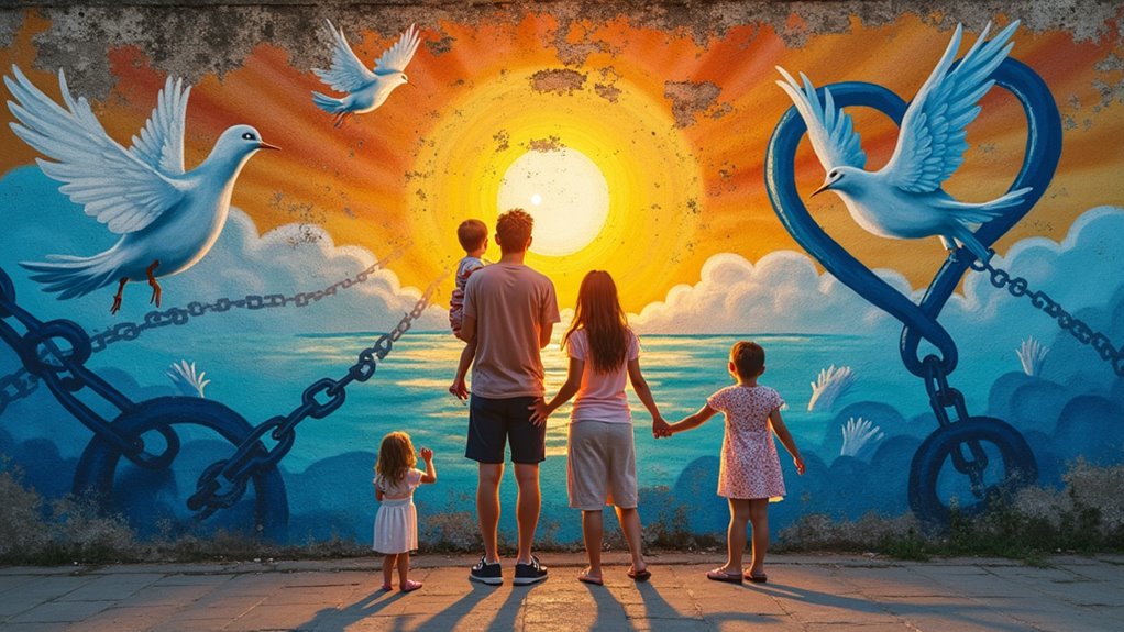 street art promotes peace