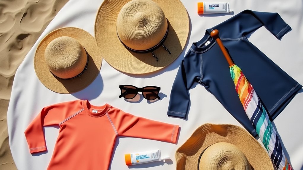 sun protection family clothing