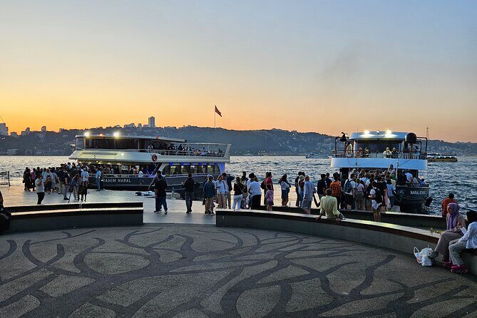 Sunset Cruise with Stop along Asia: Discover Istanbul's Bosphorus - Detailed Breakdown of the Itinerary