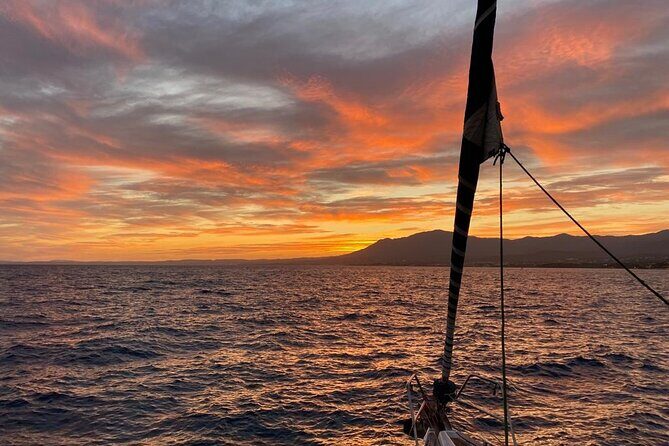 Sunset sailing along the cliffs of Maro- Private - The Cost and Value