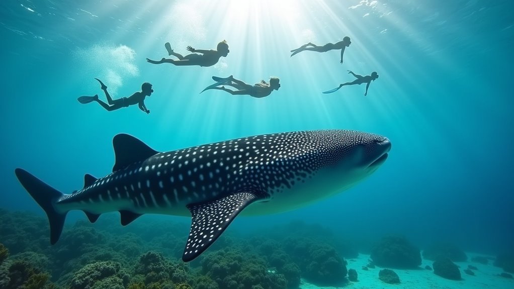 swim with whale sharks