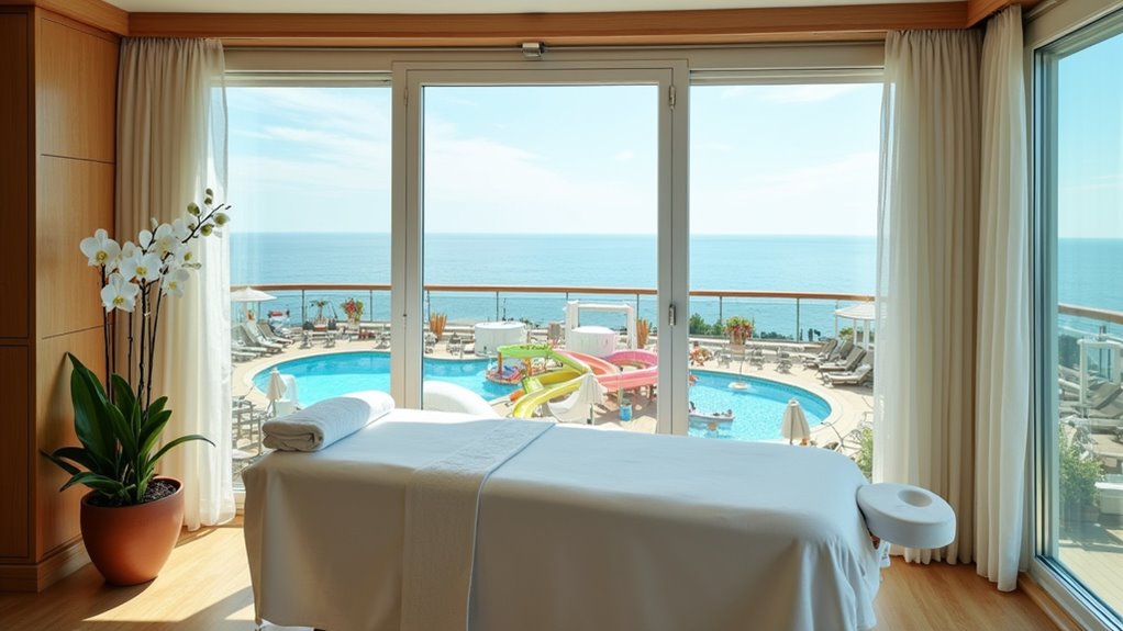 timing spa around family activities