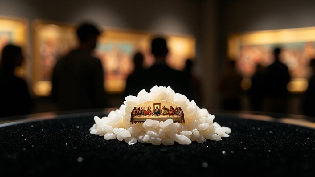 tiny rice grain masterpiece