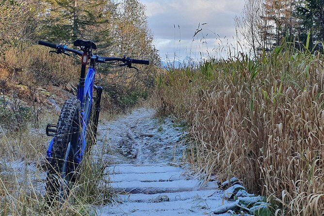 Trail challenge with electric mountainbike - Reaching Keiservarden: The Viewpoint at 360 Meters