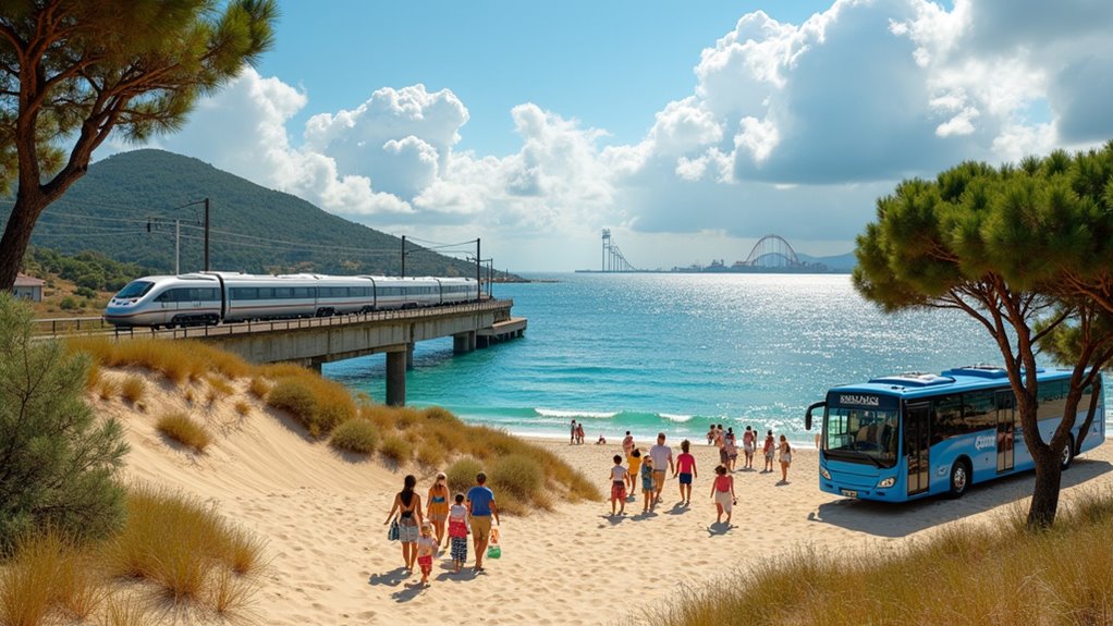 train shuttle parking convenience