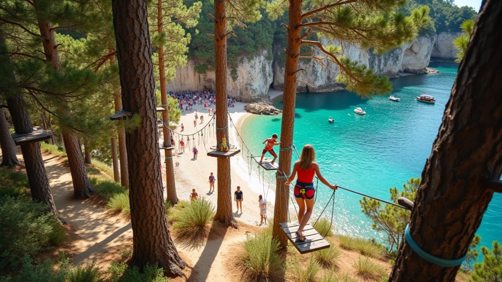 tree top zip line adventures