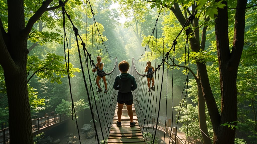 treetop courses zipline adventure