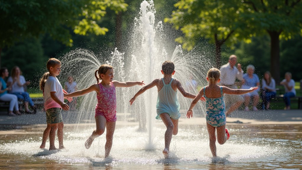 tropical water play zone