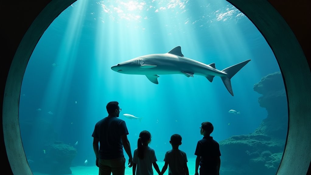 underwater shark tunnel experience