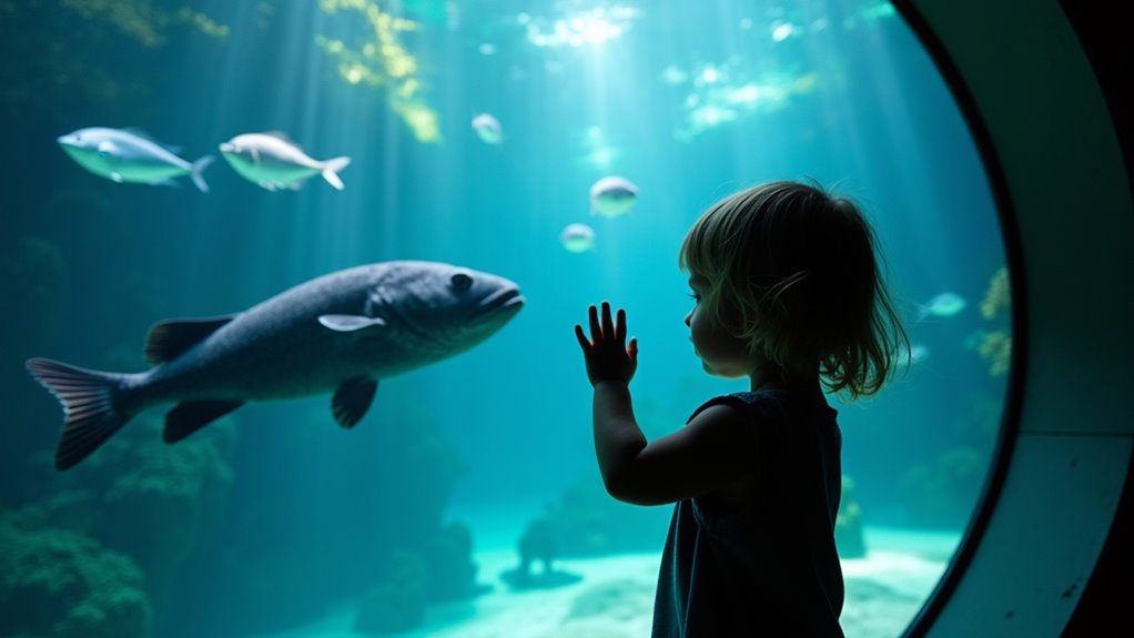 underwater tunnel marine exhibits