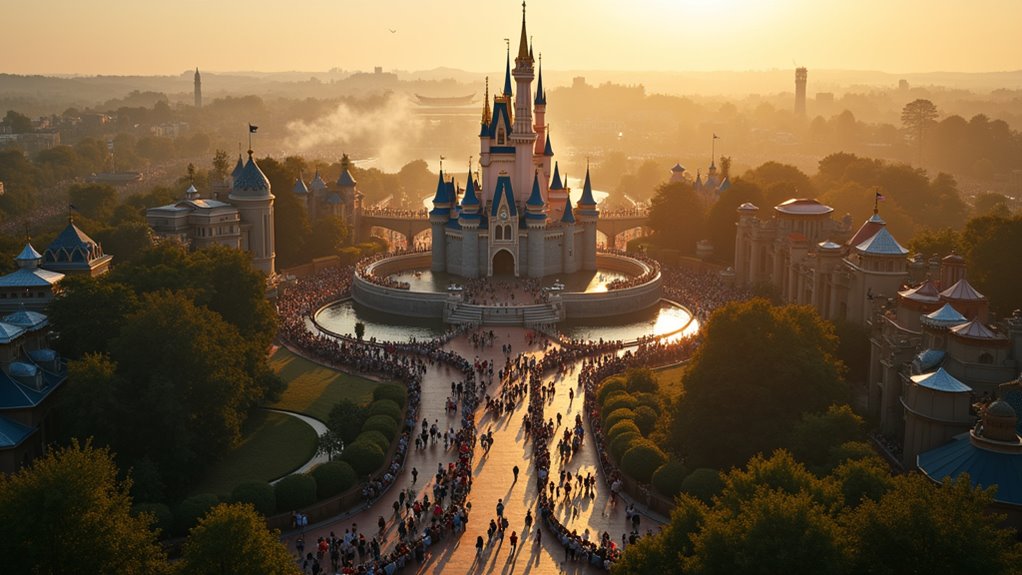 universal diverts disney crowds