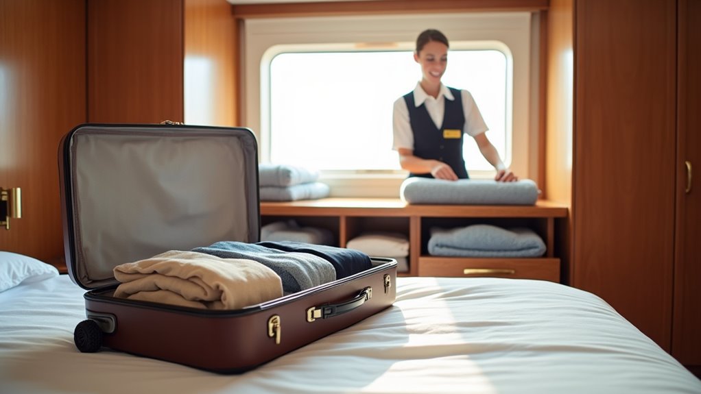 unpack meet steward promptly