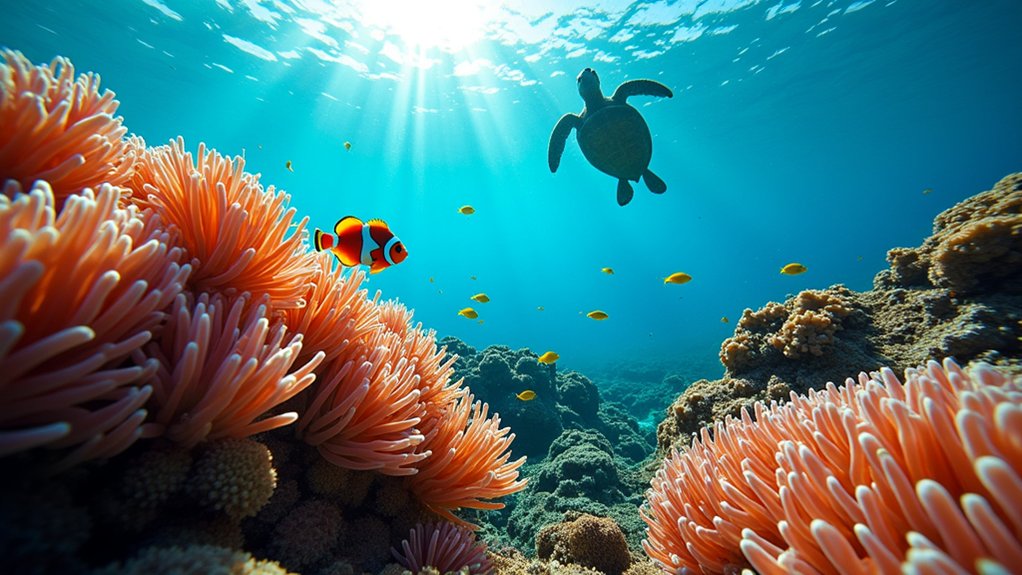 vibrant coral reef exploration