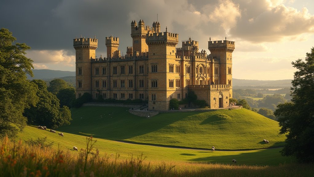 victorian castle with medieval features