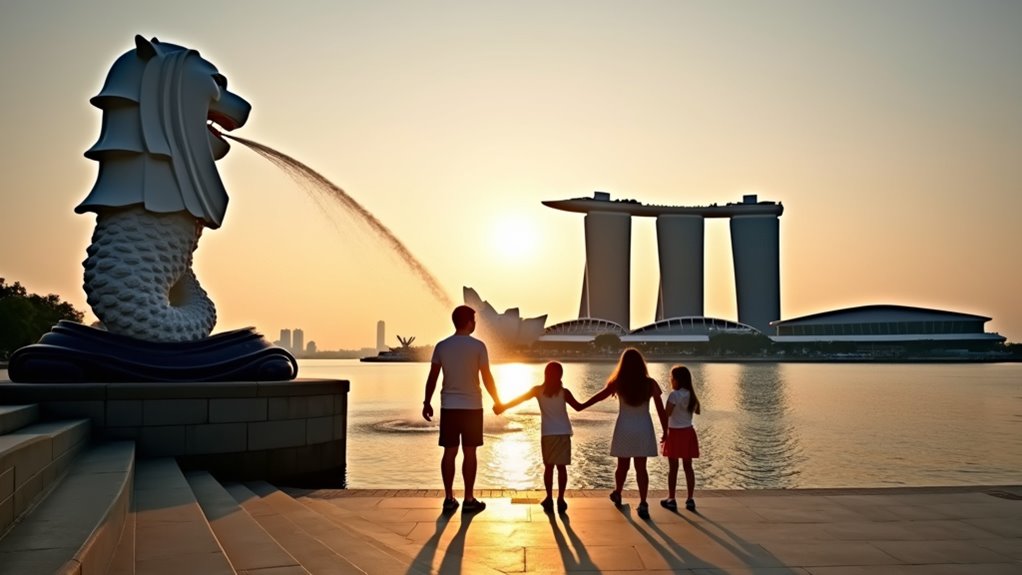 visit merlion park views