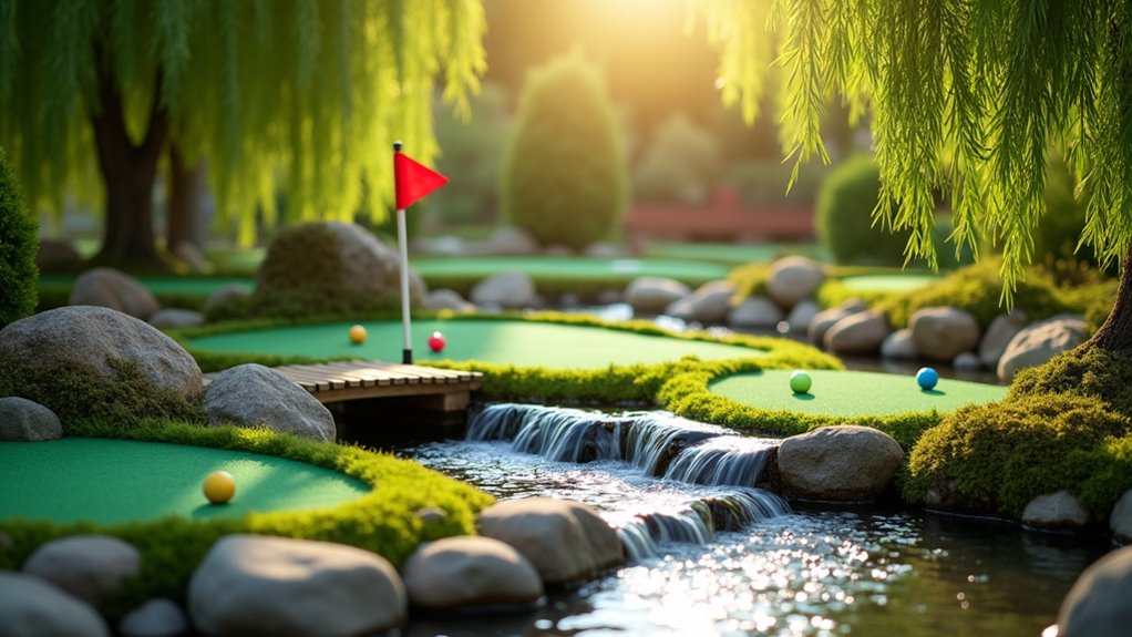 water features enhance golf experience