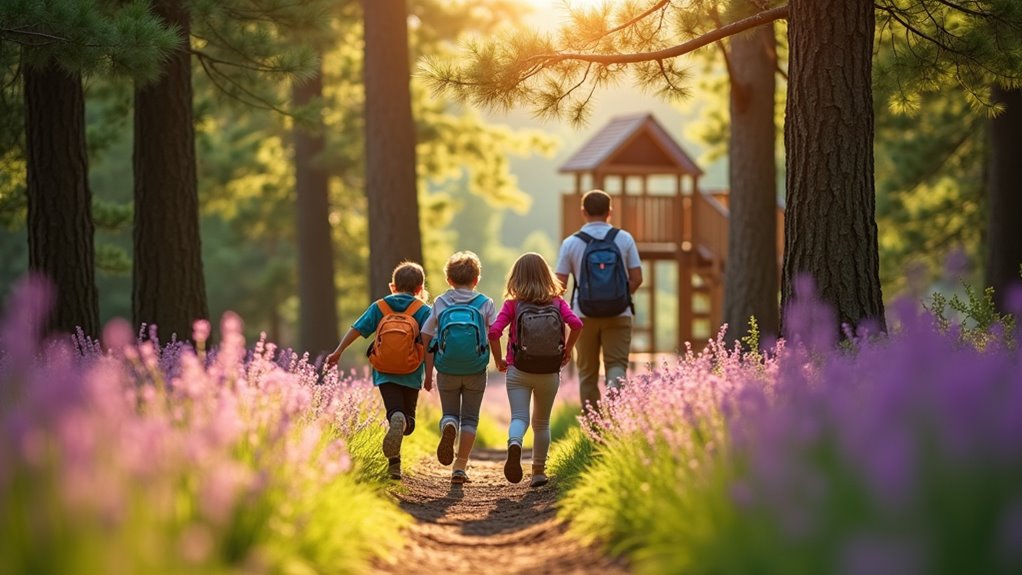 woodland heathland family adventure