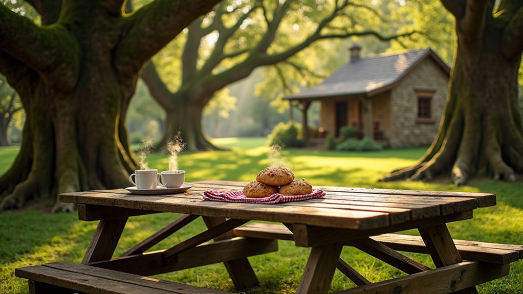 woodland snacks and picnics