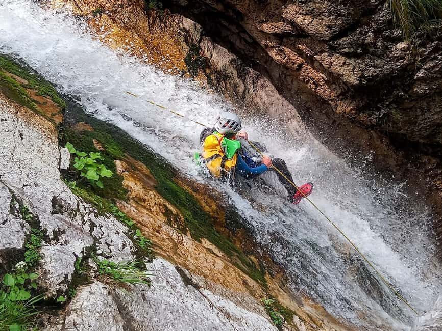 100% WET EXPERIENCE 3-Hour Beginner's Canyoning Trip - What’s Included and What’s Not