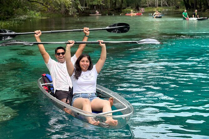 2 Hour Glass Bottom Guided Kayak Eco Tour in Gilchrist Blue - The Balance of Pros and Cons