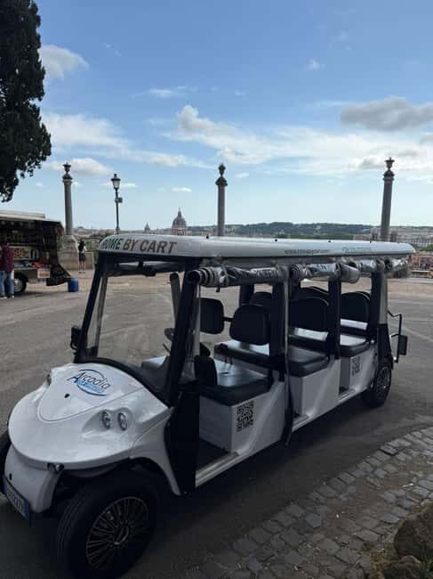 3H Rome: Baroque, Ancient and food experience by Golf Cart - The Experience in Detail