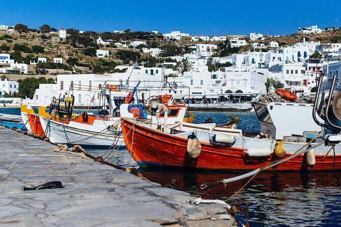 4Hours Mykonos Adventure Walk in Town & Minivan Countryside Tour - Transportation & Group Dynamics