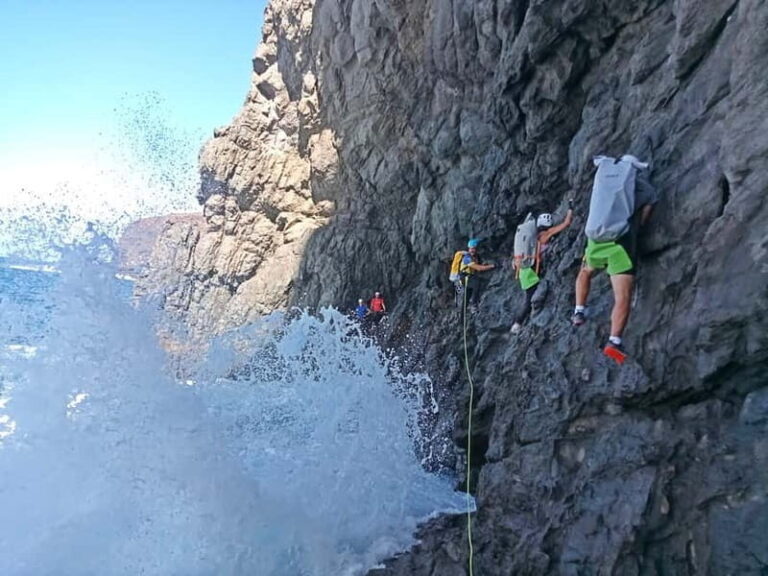 Agaete: Gran Canaria Coasteering. Marine Ferrata and Zipline - The Real Value in the Details