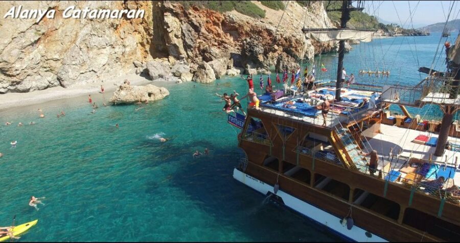 Alanya Catamaran Boat Trip with Swim Stops & Sunbathing - The Breakdown of Stops and What They Mean for You