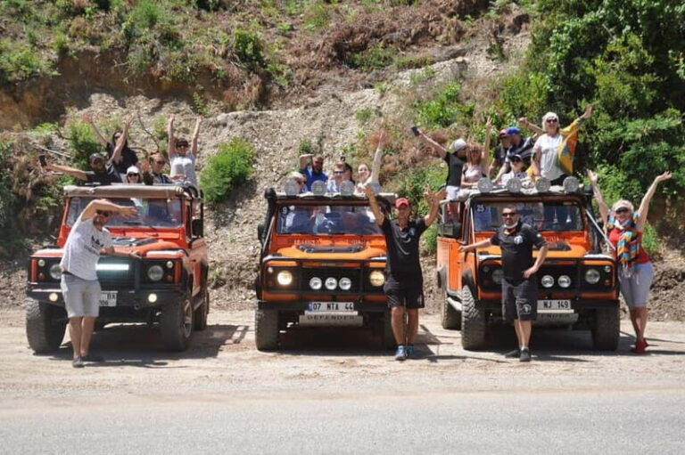 Alanya Jeep Safari: Dim Cave, River & Nature Adventure - The Breakdown of the Itinerary