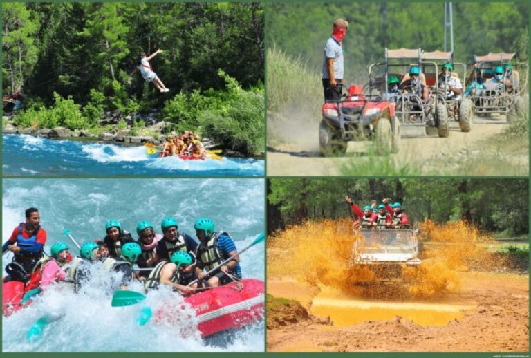 Alanya: Rafting, Zipline, Quad, Buggy, Jeep Tour with Lunch - The Experience from Reviews: What Travelers Say